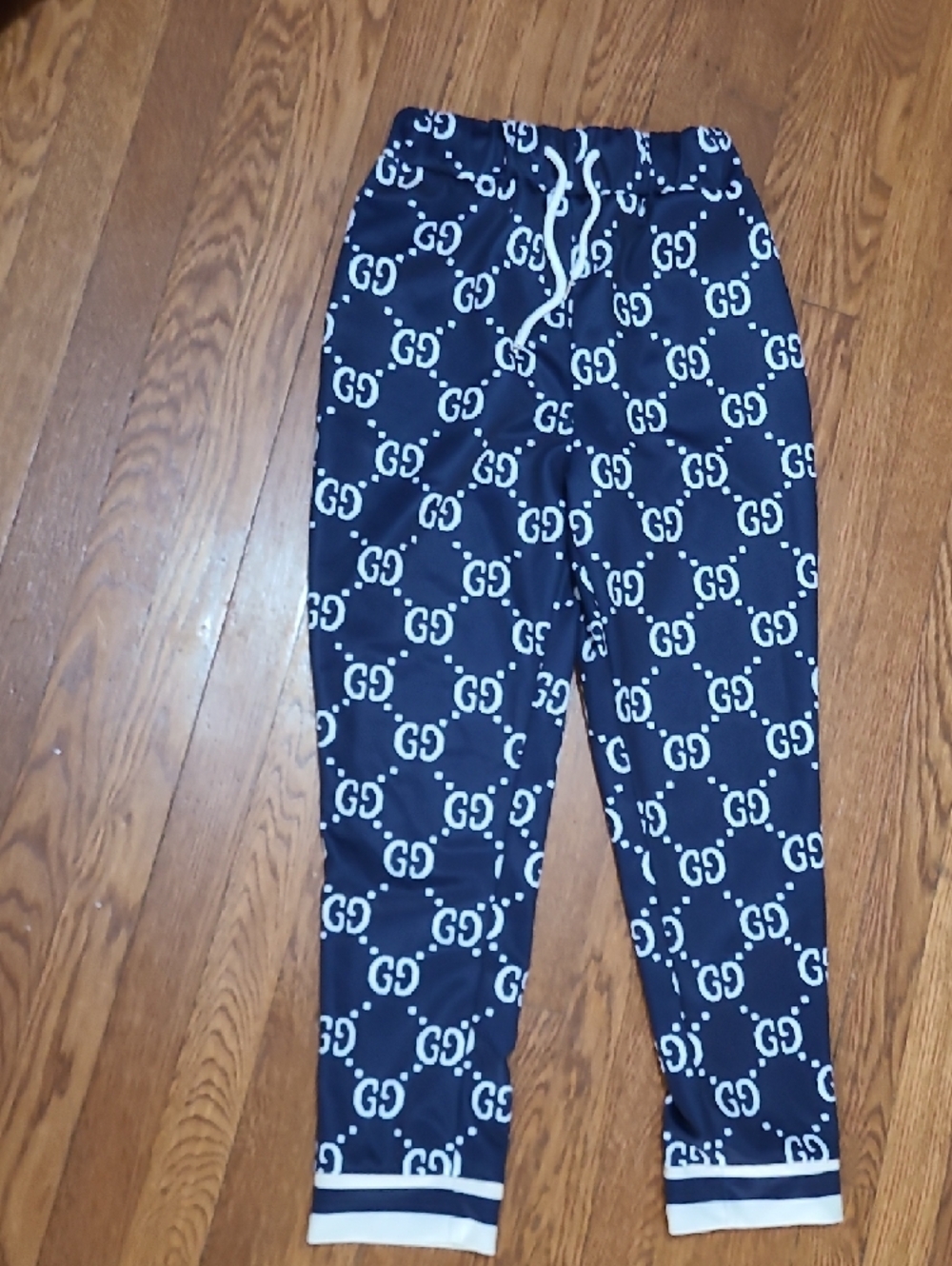 Gucci Navy GG Monogram Track Set with White Trim - Picture 2 of 6